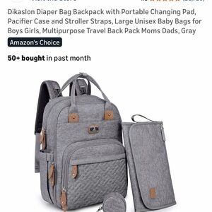 Dikaslon Diaper Bag Backpack with Accessories